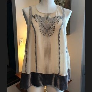 Art Deco flowy blouse